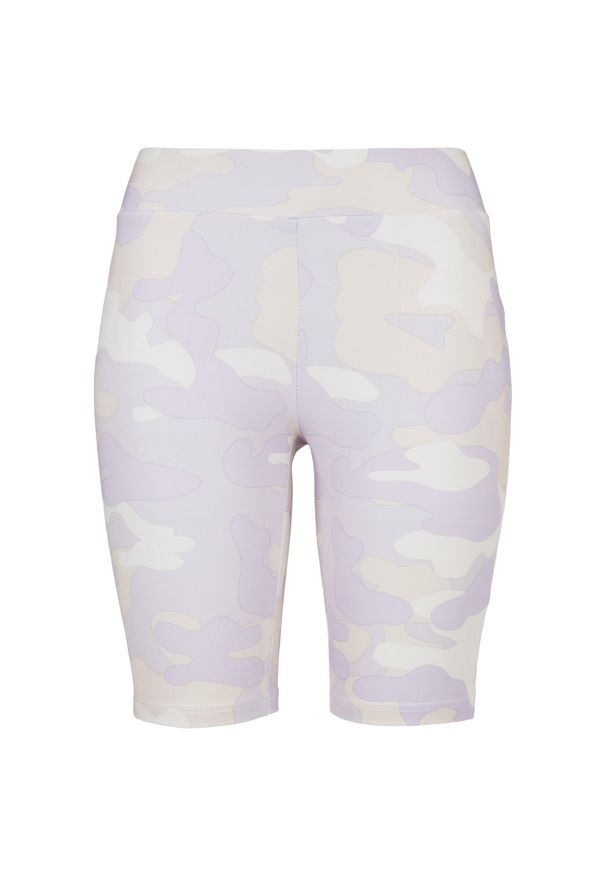 Damskie uda z wysoką talią Urban Classics Tech. Kolor: fioletowy. Długość: krótkie