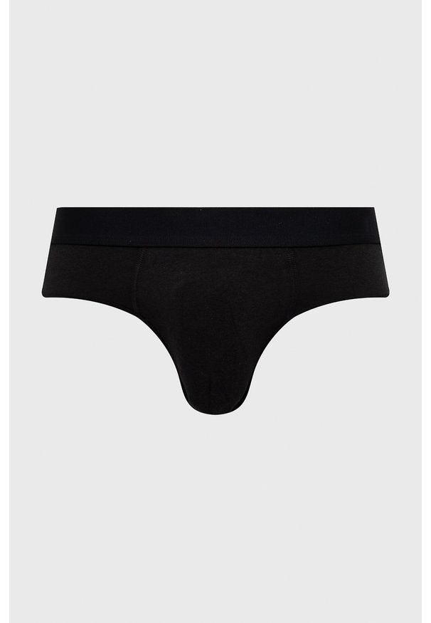 Resteröds Slipy (3-pack) męskie kolor czarny. Kolor: czarny. Materiał: włókno, bawełna