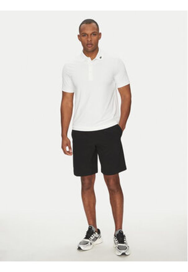 Lacoste Polo DH2341 Biały Regular Fit. Typ kołnierza: polo. Kolor: biały. Materiał: syntetyk