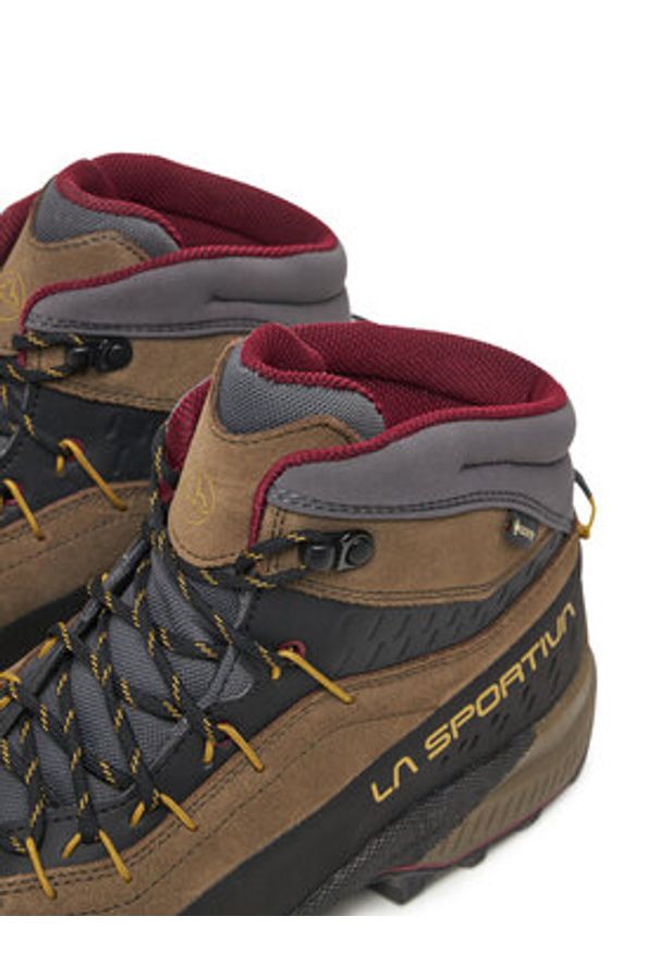 LA SPORTIVA - La Sportiva Trekkingi Tx4 Evo Mid Gtx GORE-TEX ZFAS047N07E32 Brązowy. Kolor: brązowy. Materiał: zamsz, skóra. Technologia: Gore-Tex. Sport: turystyka piesza