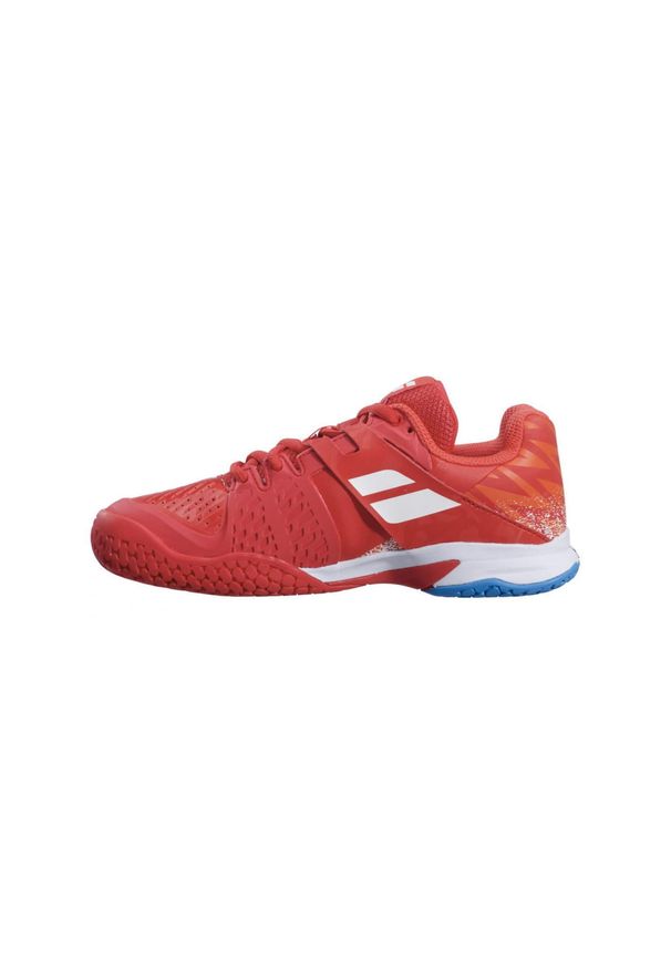 Buty tenisowe dziecięce Babolat Propulse All Court Junior tomato/white 37. Kolor: czerwony. Sport: tenis