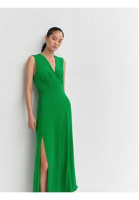 mango - Mango Sukienka koktajlowa Manzana 57053799 Zielony Regular Fit. Kolor: zielony. Materiał: syntetyk. Styl: wizytowy #6