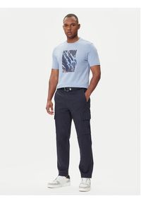 BOSS T-Shirt Te_Animali 50546362 Granatowy Regular Fit. Kolor: niebieski. Materiał: bawełna #3