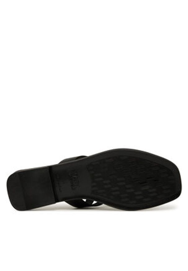 Karl Lagerfeld - KARL LAGERFELD Japonki Skoot II KL80407 Czarny. Kolor: czarny. Materiał: skóra