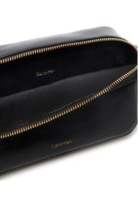 Calvin Klein Torebka Foil Logo Glossy LV04F3539G Czarny. Kolor: czarny. Materiał: skórzane #3