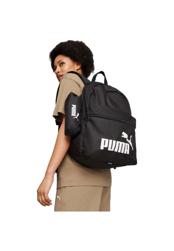 Plecak sportowy szkolny miejski Puma Phase czarny 90943 01. Kolor: czarny. Styl: sportowy