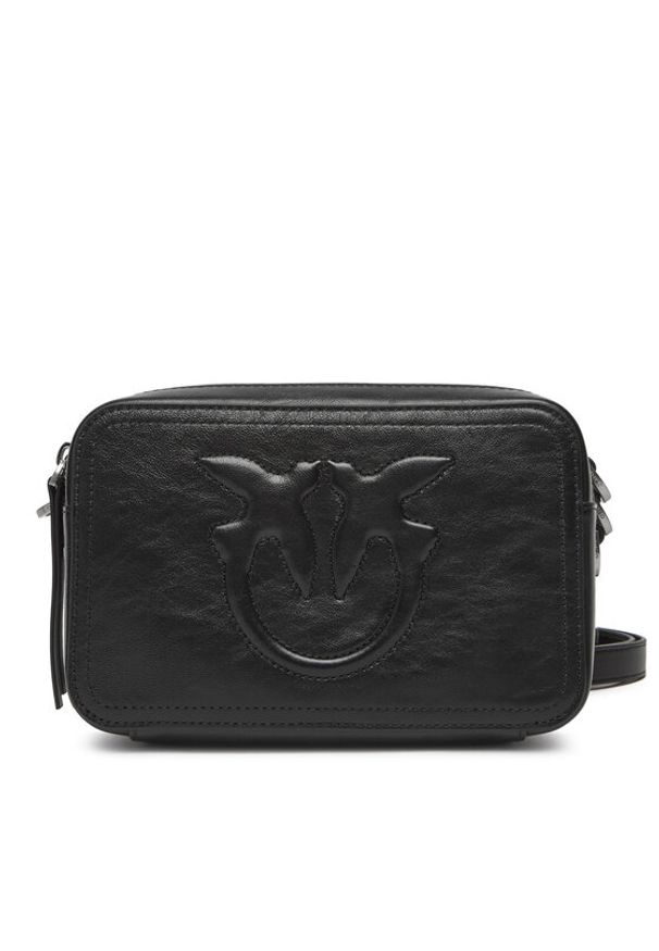 Pinko - PINKO Torebka Carrie Camera Bag Classic PE 25 PLTT 104336 A26J Czarny. Kolor: czarny. Materiał: skórzane