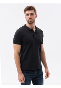 Ombre Clothing - Zestaw koszulek bawełnianych polo - mix 3-pak Z28 V7 - XXL. Typ kołnierza: polo. Kolor: beżowy. Materiał: bawełna. Wzór: haft