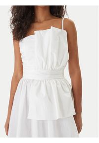 Fracomina Sukienka wieczorowa FQ26SD3010W83101 Biały Regular Fit. Kolor: biały. Materiał: syntetyk. Styl: wizytowy #4