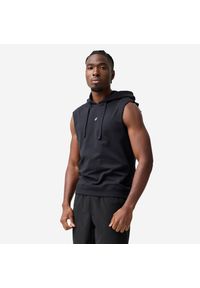 OUTSHOCK - Koszulka bez rękawów bokserska. Typ kołnierza: kaptur. Kolor: czarny. Długość rękawa: bez rękawów #1