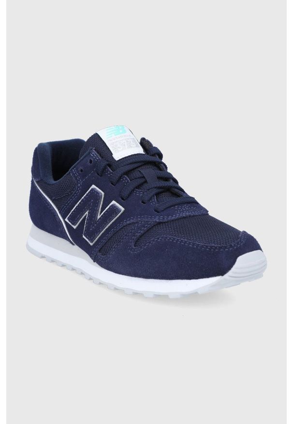 New Balance - Buty WL373FS2. Nosek buta: okrągły. Zapięcie: sznurówki. Kolor: niebieski. Materiał: guma. Model: New Balance 373