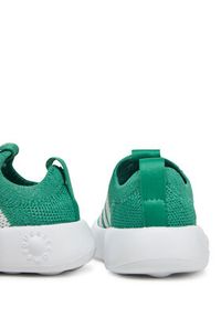 Adidas - adidas Sneakersy Bubblecomfy JI1608 Zielony. Kolor: zielony. Materiał: materiał