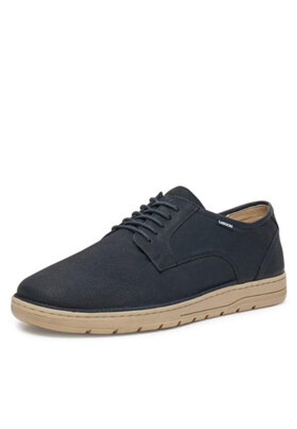 Lasocki Półbuty CALGARY-02 MI24 Granatowy. Kolor: niebieski. Materiał: nubuk, skóra