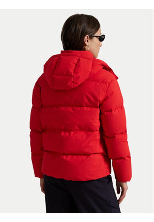 Polo Ralph Lauren Kurtka puchowa 211971190002 Czerwony Relaxed Fit. Typ kołnierza: polo. Kolor: czerwony. Materiał: syntetyk
