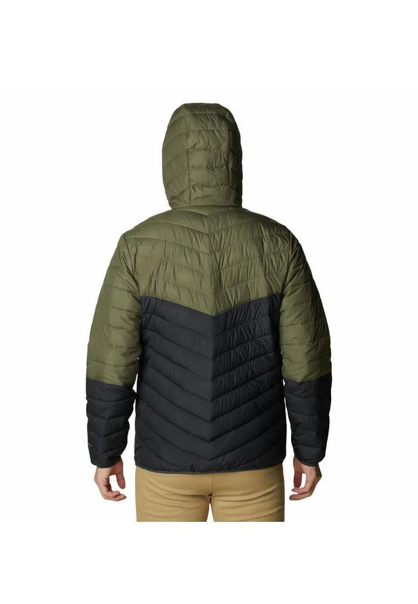 columbia - Kurtka Turystyczna Puchowa Zimowa Męska Columbia Eddie Gorge Hooded Jacket. Kolor: zielony. Materiał: puch. Sezon: zima