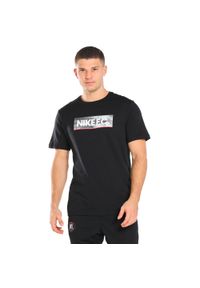 Nike - Męska Koszulka Z Blokami Sezonowymi. Kolor: czarny