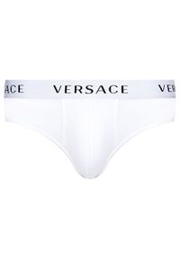 VERSACE - Versace Slipy Basso AUU04019 Biały. Kolor: biały #3