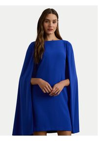 Lauren Ralph Lauren - LAUREN RALPH LAUREN Sukienka koktajlowa 253855210032 Niebieski. Kolor: niebieski. Materiał: syntetyk. Styl: wizytowy #5