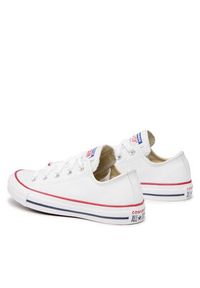 Converse Trampki Chuck Taylor All Star Ox 132173C Biały. Kolor: biały. Materiał: skóra #3