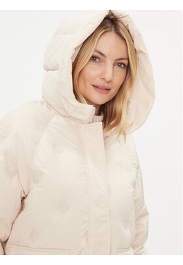 Rinascimento Płaszcz zimowy CFC0113536003 Écru Regular Fit. Materiał: syntetyk. Sezon: zima