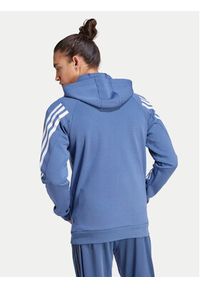 Adidas - adidas Bluza Future Icons 3-Stripes IR9224 Niebieski Regular Fit. Kolor: niebieski. Materiał: bawełna #3