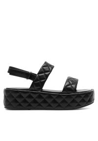 DeeZee Sandały KL-E8175-20 Czarny. Kolor: czarny. Materiał: skóra #1
