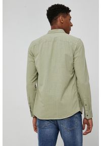 medicine - Medicine - Koszula jeansowa Ancient Desert. Typ kołnierza: button down. Kolor: zielony. Materiał: jeans. Wzór: gładki #4