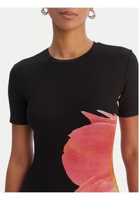 Desigual Sukienka codzienna 26SWVK26 Czarny Slim Fit. Okazja: na co dzień. Kolor: czarny. Materiał: bawełna. Typ sukienki: proste. Styl: casual #4