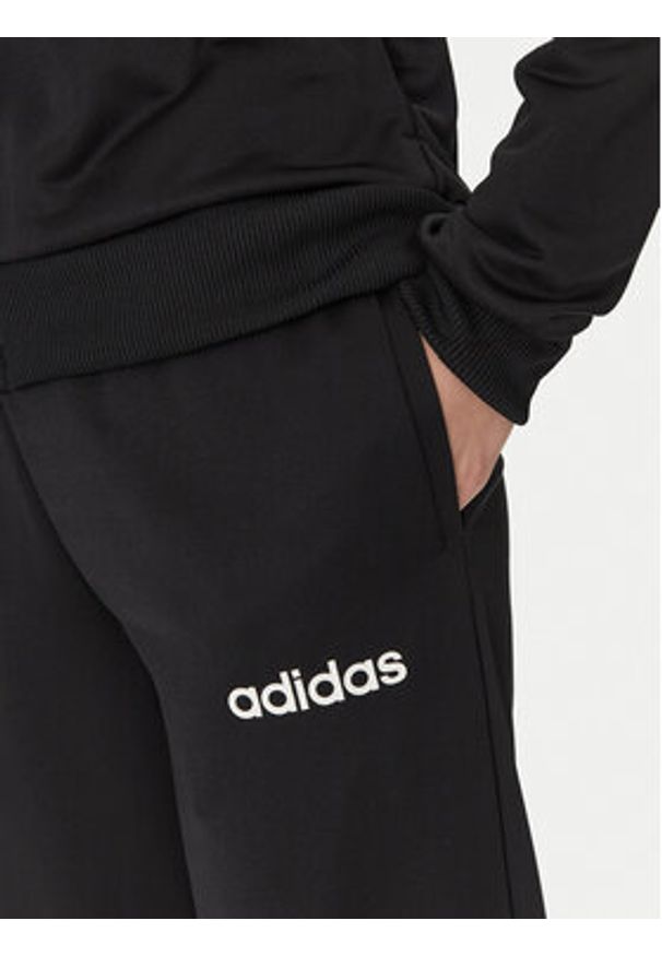 Adidas - adidas Dres Essentials Linear JD2695 Czarny Slim Fit. Kolor: czarny. Materiał: syntetyk
