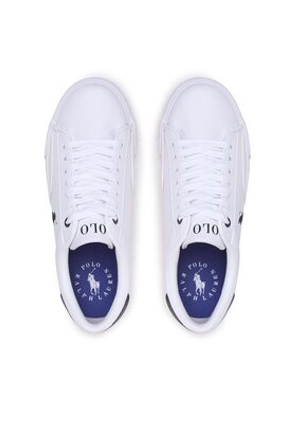 Polo Ralph Lauren Sneakersy Theron V RF104105 Biały. Kolor: biały. Materiał: skóra