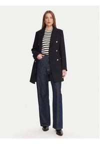Morgan Płaszcz przejściowy 252-GCHA Granatowy Regular Fit. Kolor: niebieski. Materiał: syntetyk #3