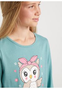 bonprix - Bluzka z długim rękawem z czystej bawełny organicznej (2 szt.). Kolor: biały. Materiał: bawełna. Długość rękawa: długi rękaw. Długość: długie. Wzór: nadruk #3