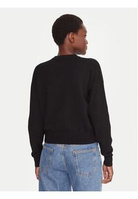 Hugo - HUGO Sweter Slogix_B 50548145 Czarny Relaxed Fit. Kolor: czarny. Materiał: syntetyk