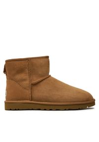 Ugg Śniegowce M Classic Mini 1002072 Brązowy. Kolor: brązowy. Materiał: skóra