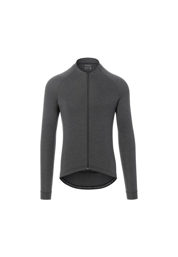 GIRO - Dżersej z długim rękawem Giro New Road. Kolor: szary, wielokolorowy, czarny. Materiał: jersey. Długość rękawa: długi rękaw. Długość: długie. Sport: kolarstwo, fitness