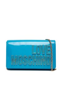 Love Moschino - LOVE MOSCHINO Torebka JC4251PP0OKE170A Niebieski. Kolor: niebieski. Materiał: skórzane #2