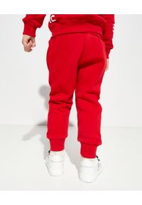 DSQUARED2 KIDS - Czerwone spodnie dresowe 0-3 lat. Kolor: czerwony. Materiał: dresówka. Wzór: napisy. Sezon: lato #8