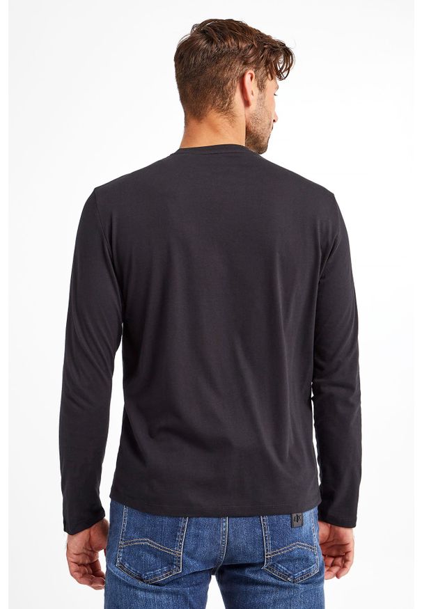 Armani Exchange - LONGSLEEVE ARMANI EXCHANGE. Materiał: bawełna, guma. Długość rękawa: długi rękaw. Długość: długie. Wzór: napisy