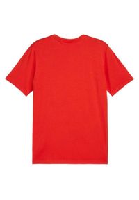 Puma - Męska Koszulka Team Goal Casuals. Kolor: czerwony. Sport: turystyka piesza