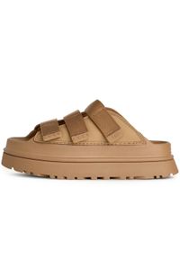 Ugg Australian W Goldenglow Slide Sandals Damskie. Okazja: na plażę, na co dzień. Kolor: brązowy. Styl: casual, sportowy #1