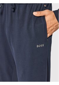 BOSS - Boss Spodnie dresowe Mix&Match 50469538 Granatowy Regular Fit. Kolor: niebieski. Materiał: bawełna, dresówka #5