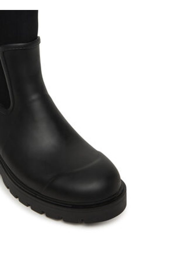 Calvin Klein Kalosze YW0YW02002 Czarny. Kolor: czarny. Materiał: materiał