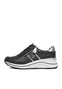 Remonte Sneakersy D0T04-14 Czarny. Kolor: czarny. Materiał: skóra #4
