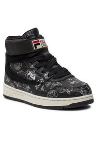 Fila Sneakersy Wb Arcade Velcro Mid FFK0088.80010 Czarny. Kolor: czarny. Materiał: skóra