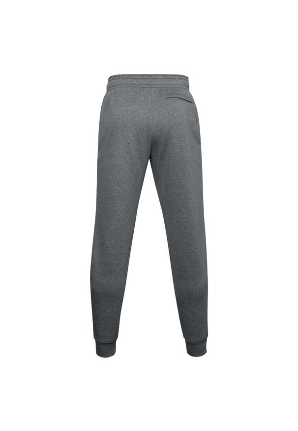 Under Armour - Męskie Spodnie Do Biegania Rival Fleece Logo. Kolor: szary