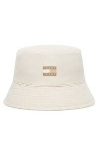 Tommy Jeans Kapelusz Heritage Bucket AW0AW17581 Beżowy. Kolor: beżowy. Materiał: bawełna #1