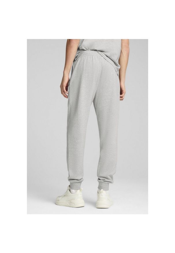 Puma - Męskie spodnie Essentials Elevated PUMA Light Gray Heather. Kolor: wielokolorowy, czarny, szary