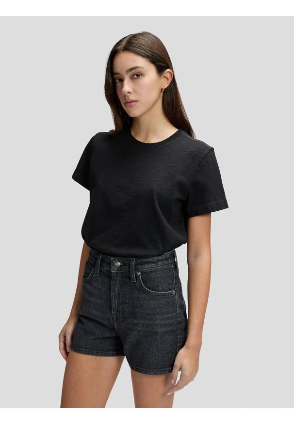 Lee - DAMSKA KOSZULKA LEE PERFECT TEE BLACK 112378787