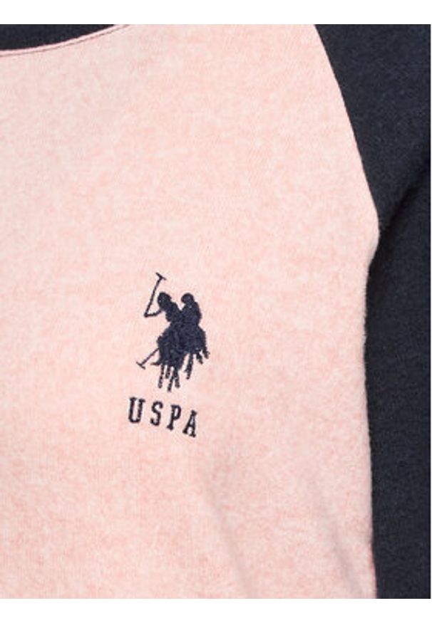 U.S. Polo Assn. Piżama 16817 Granatowy Regular Fit. Kolor: niebieski. Materiał: wiskoza