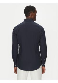 BOSS Koszula H-HANK-kent-C3-214 50538949 Granatowy Slim Fit. Typ kołnierza: kołnierzyk klasyczny. Kolor: niebieski. Materiał: bawełna #4